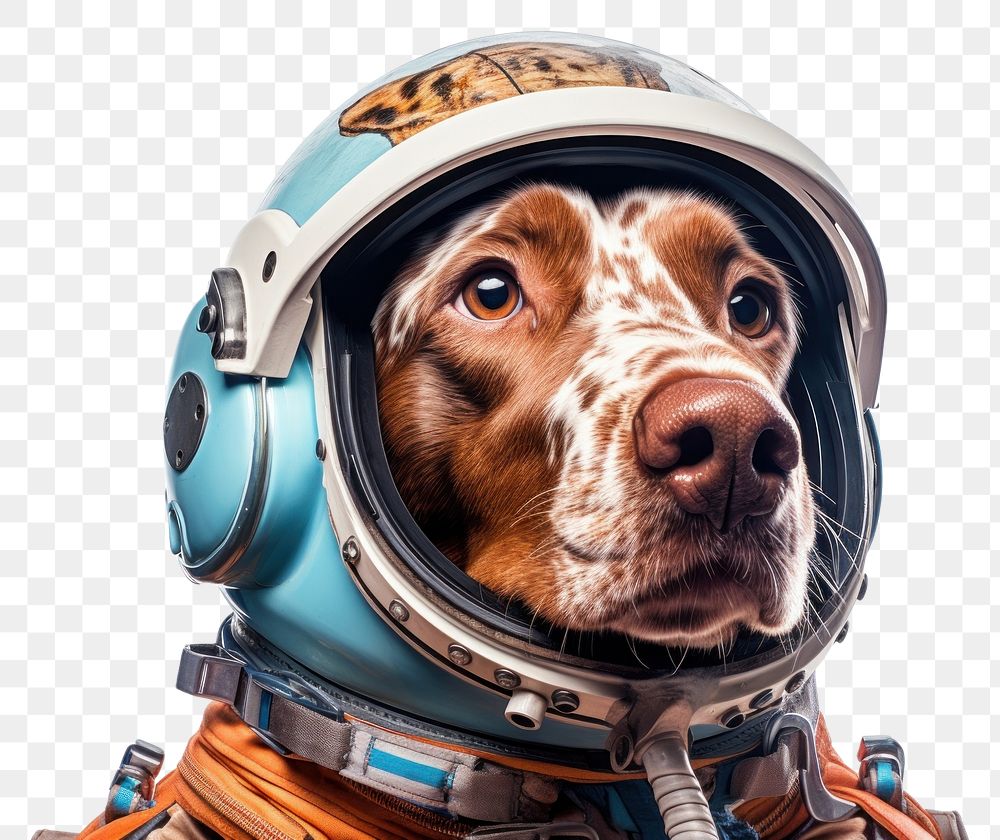 PNG Dog Astronaut astronaut dog carnivora. AI generated Image by rawpixel.