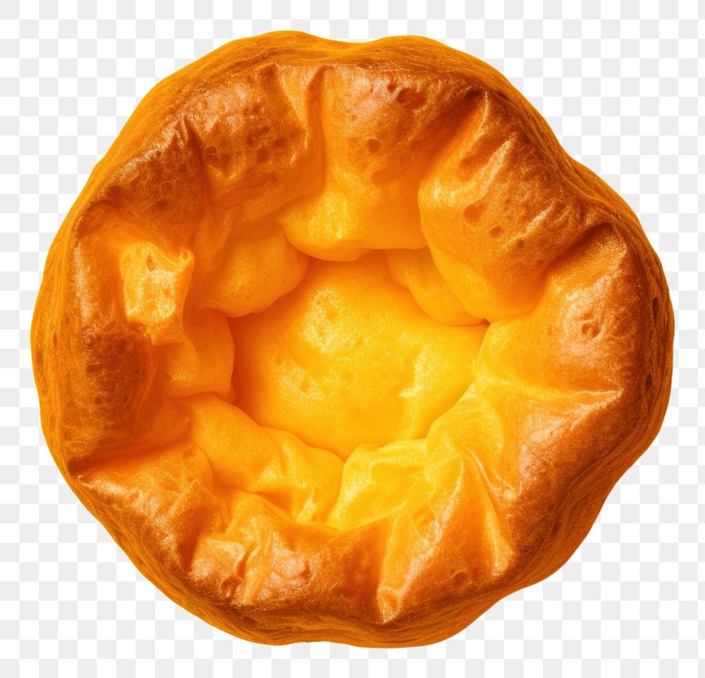 PNG  Yorkshire pudding yellow food freshness. AI generated Image by rawpixel.
