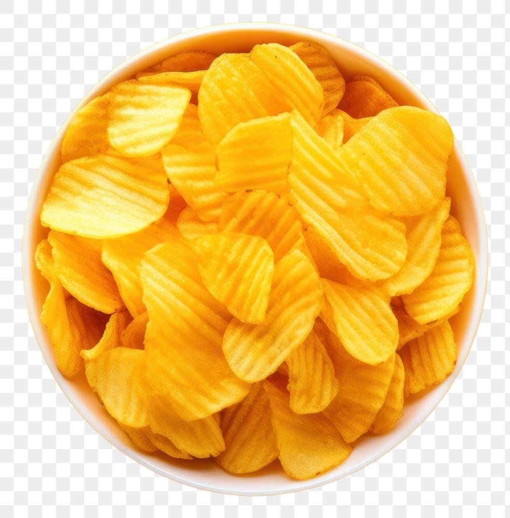 PNG  Chips yellow freshness pasta. AI generated Image by rawpixel.