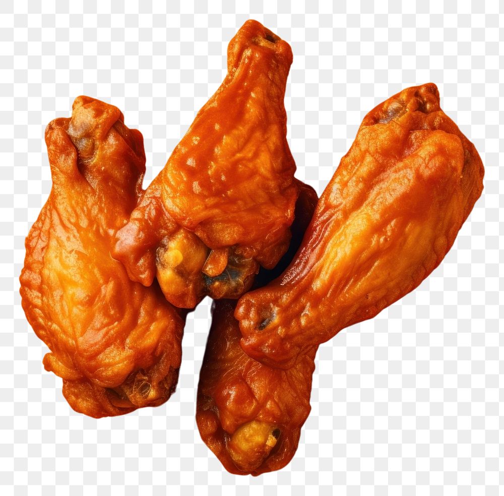 PNG  Hot wings food meat bird. AI generated Image by rawpixel.