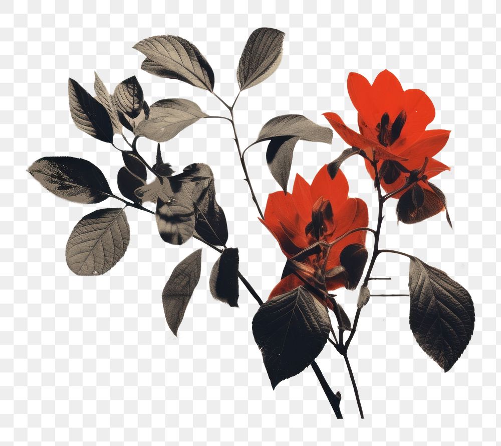 PNG Plant art painting graphics. AI generated Image by rawpixel.