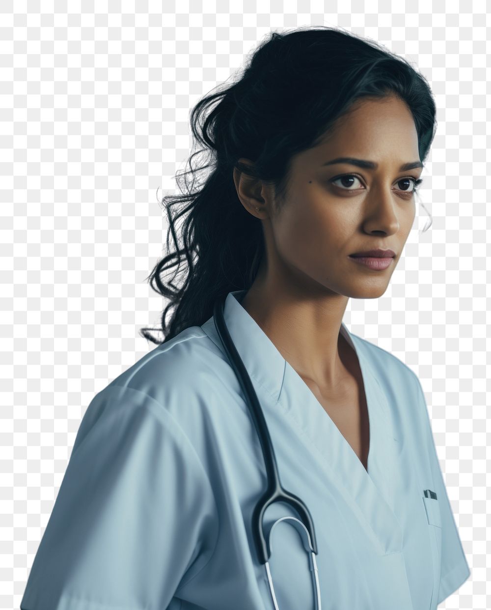 PNG South Indian women as a doctor hospital working adult. AI generated Image by rawpixel.