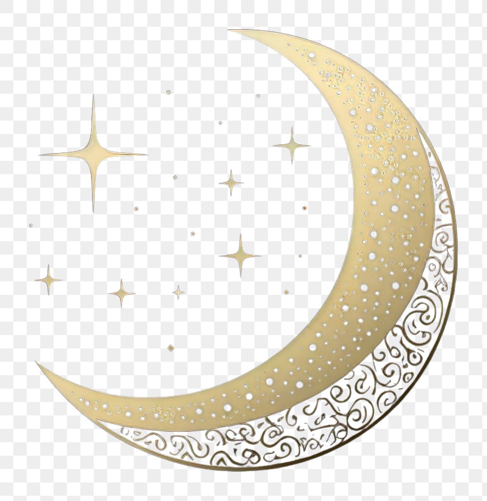 PNG Ramadan crescent moon astronomy nature night. 