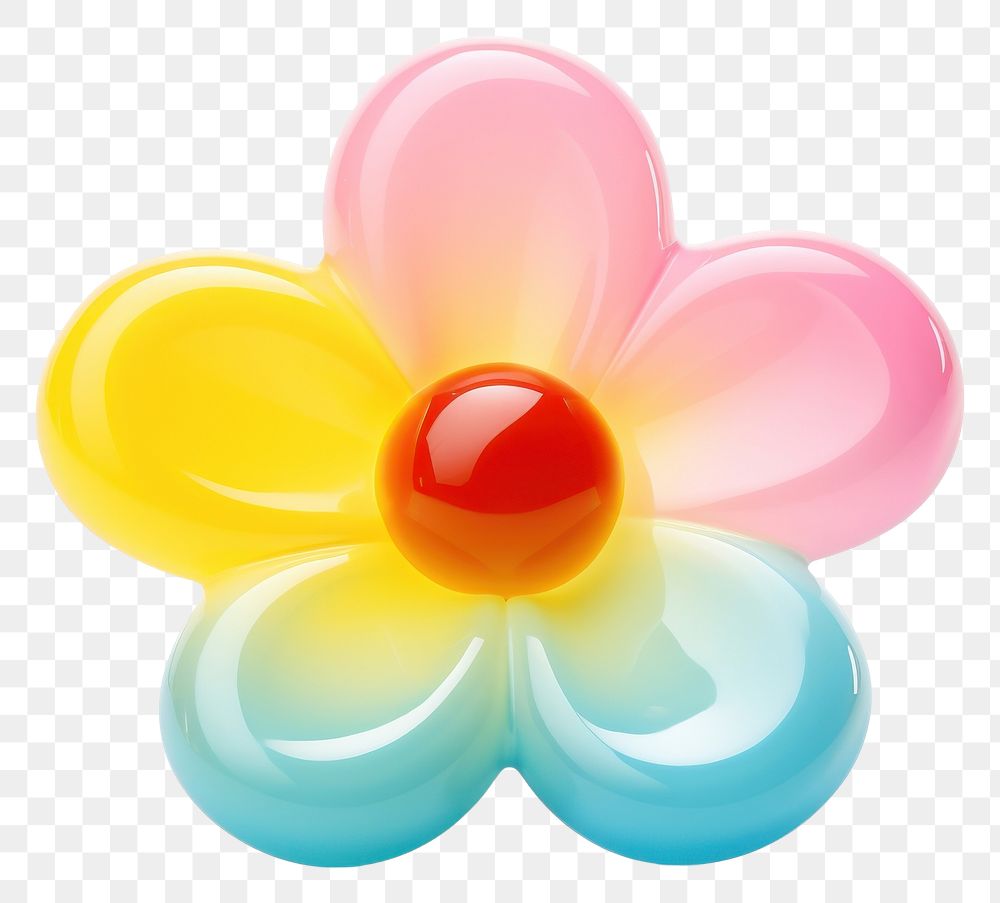 PNG Flower shape candy white background. 