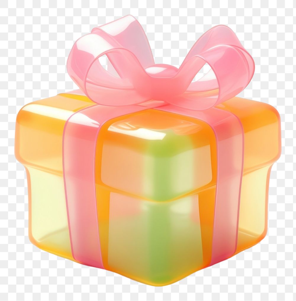 PNG Present box gift white background celebration. .