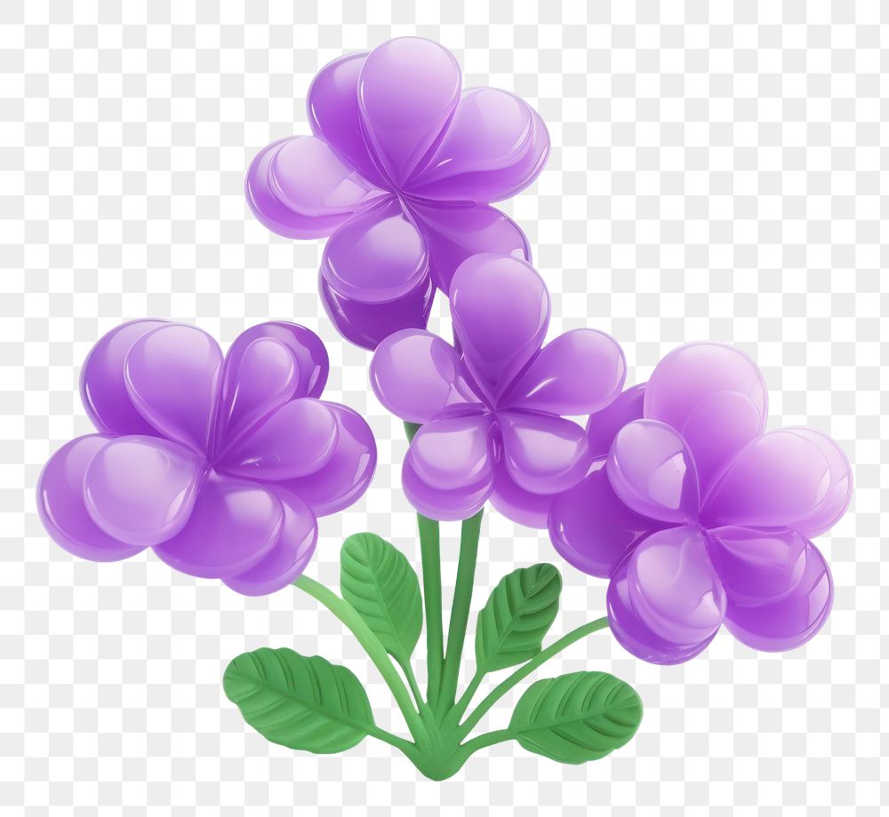 PNG Simple lavender flowers and a green bush purple lilac plant. AI generated Image by rawpixel.