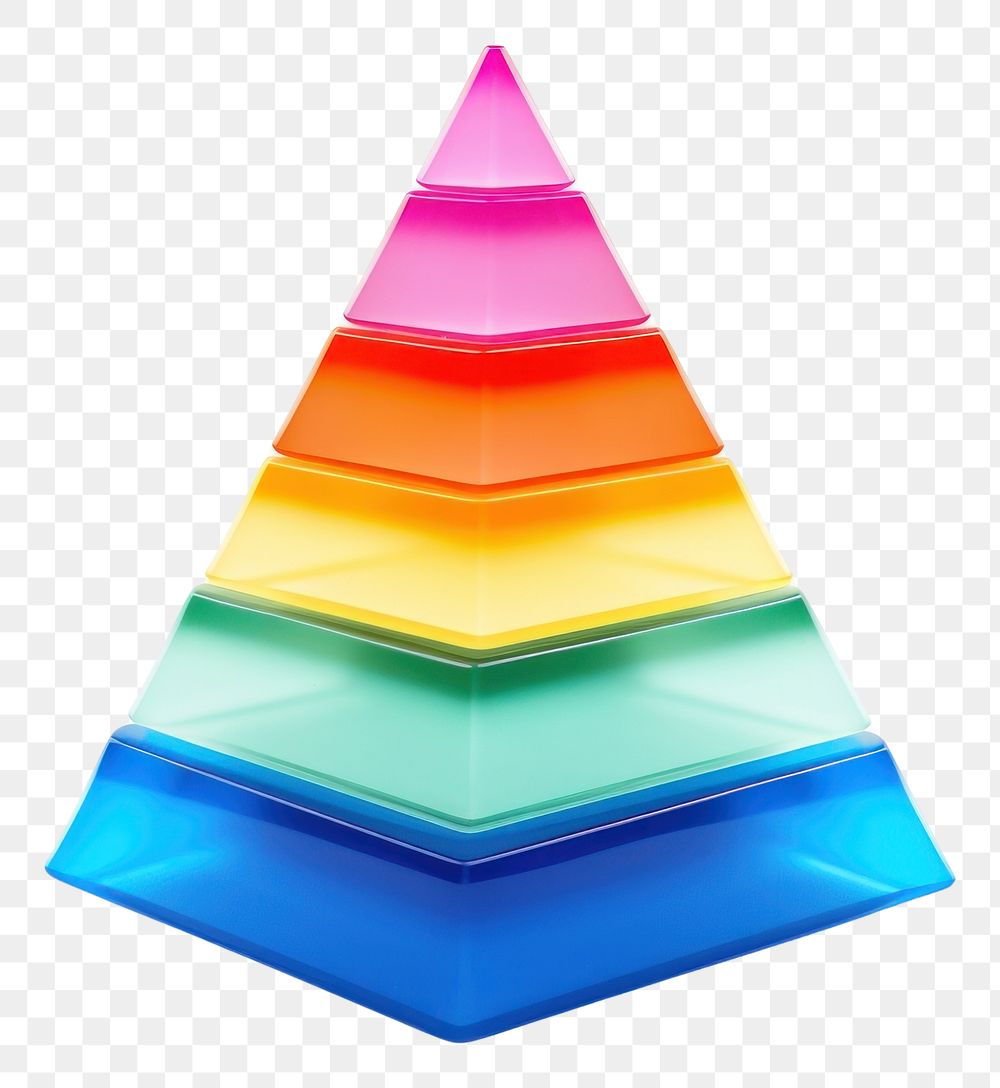 PNG Simple pyramid shape white background celebration. AI generated Image by rawpixel.