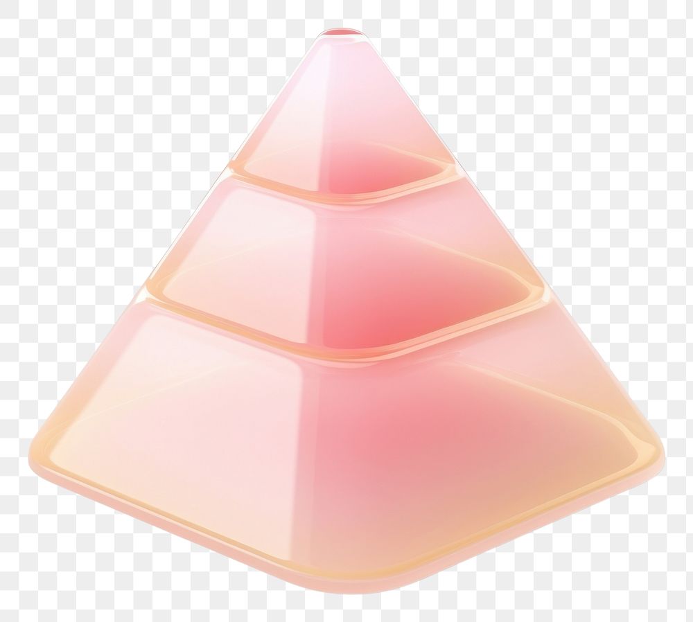 PNG Simple pyramid shape white background simplicity. AI generated Image by rawpixel.