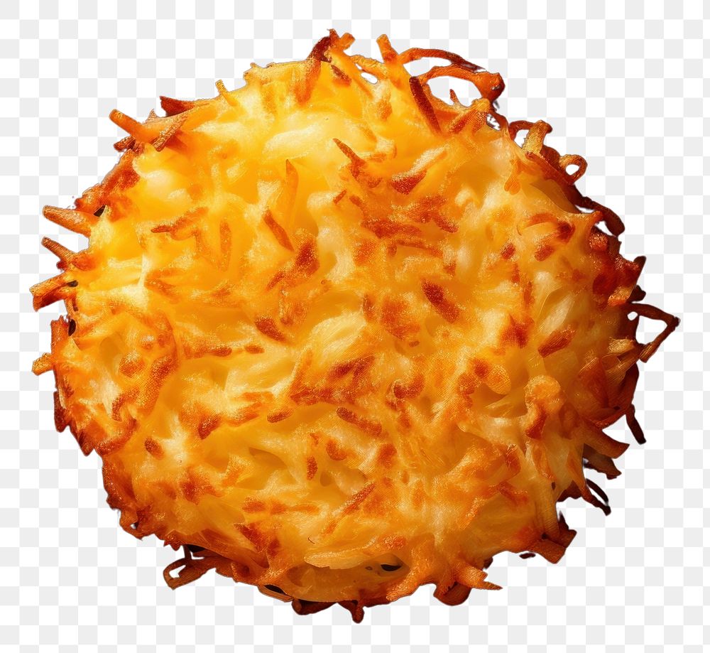 PNG  Delicious hash brown food freshness darkness. AI generated Image by rawpixel.