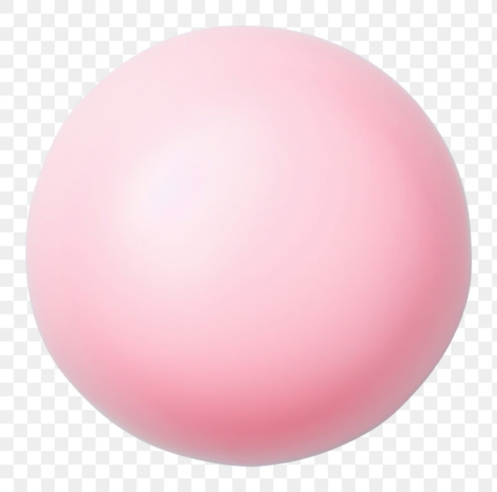PNG  Bubblegum sphere simplicity balloon. AI generated Image by rawpixel.