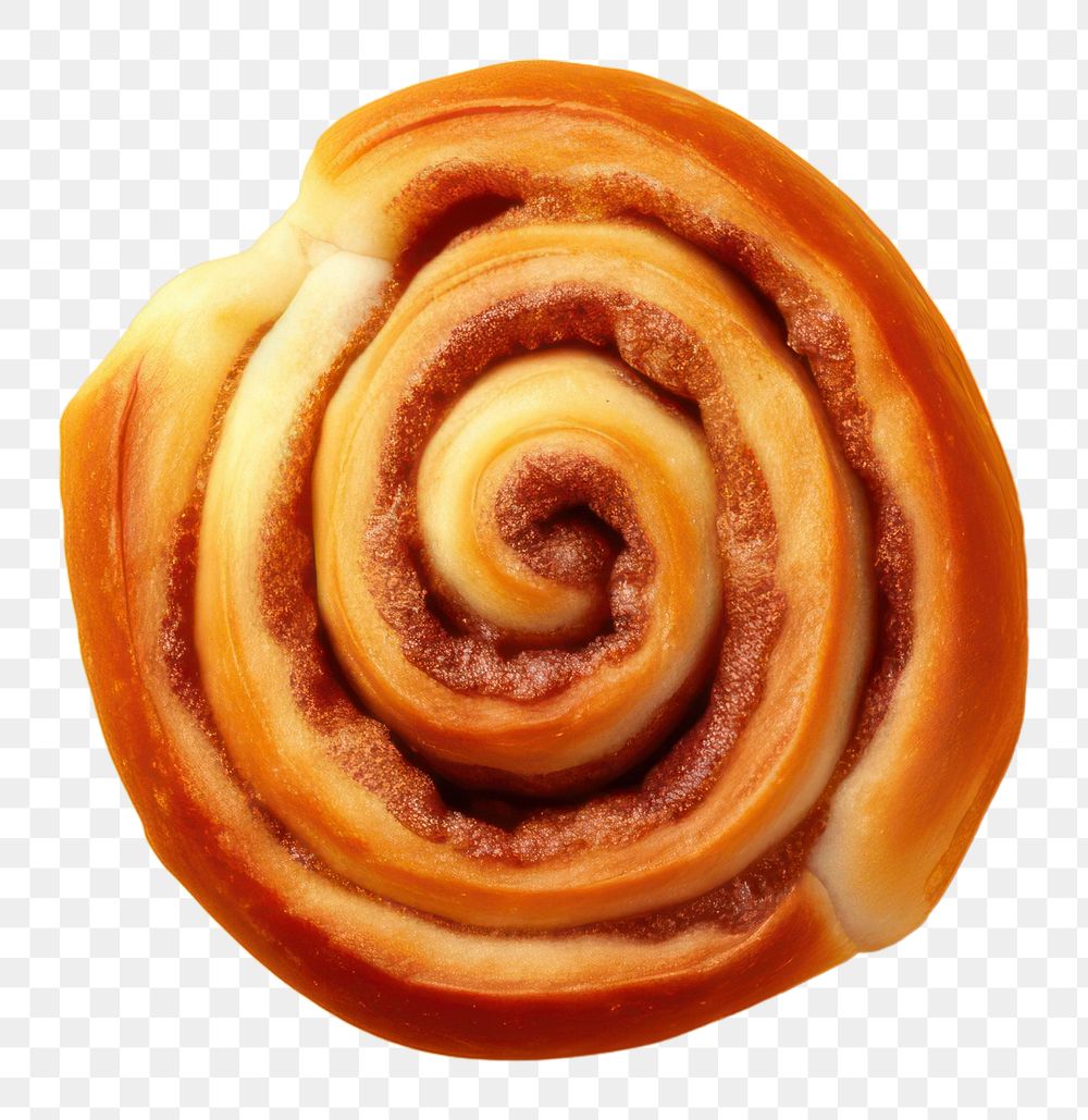 PNG  Cinnamon roll food cinnamon roll freshness. AI generated Image by rawpixel.