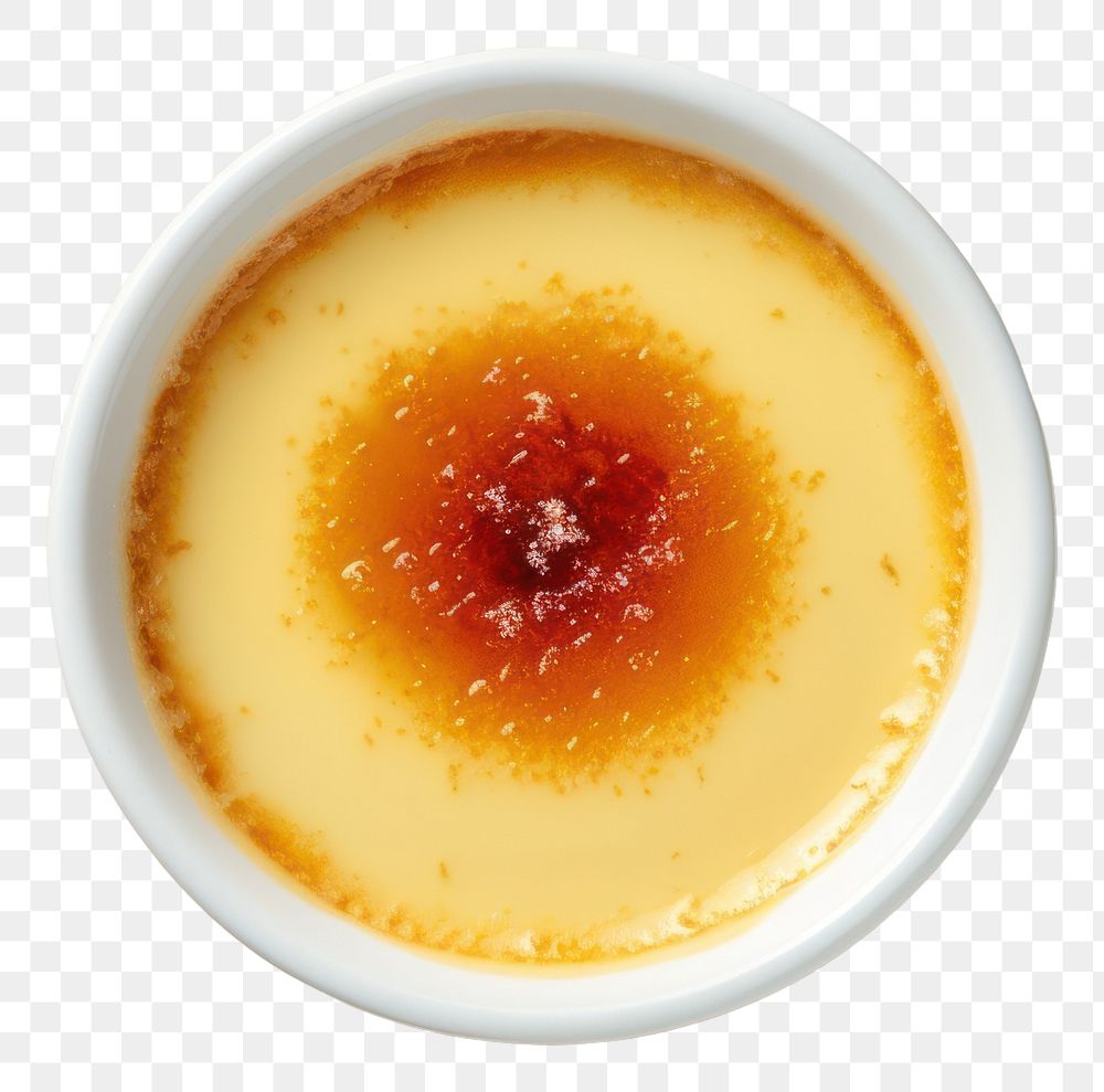 PNG  Creme Brulee coffee food refreshment. AI generated Image by rawpixel.