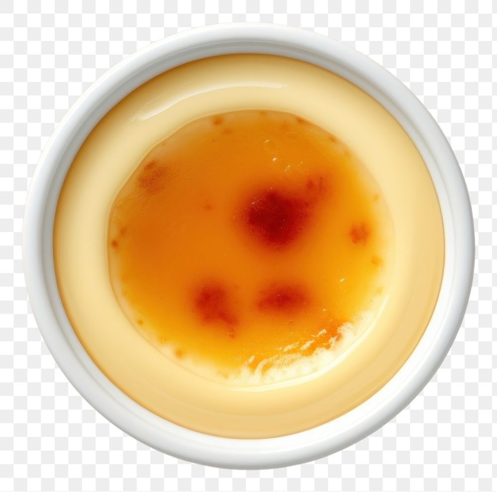 PNG  Creme Brulee refreshment freshness crockery. AI generated Image by rawpixel.