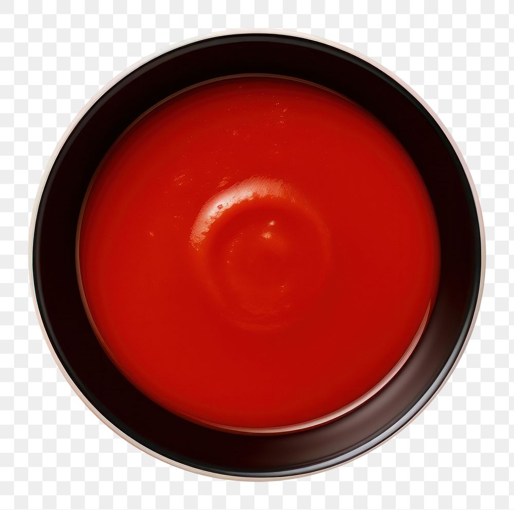 PNG  Delicious tomato soup red red background ketchup. AI generated Image by rawpixel.