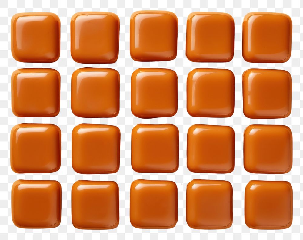 PNG  Caramel candy dessert brown food. AI generated Image by rawpixel.
