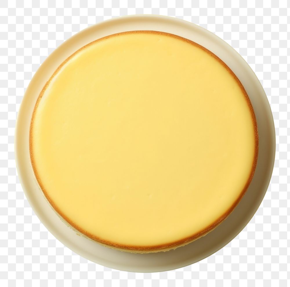 PNG  Cheese cake yellow food yellow background. AI generated Image by rawpixel.