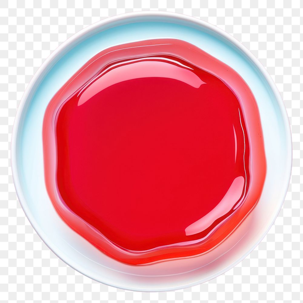 PNG  Jelly plate refreshment tableware. AI generated Image by rawpixel.