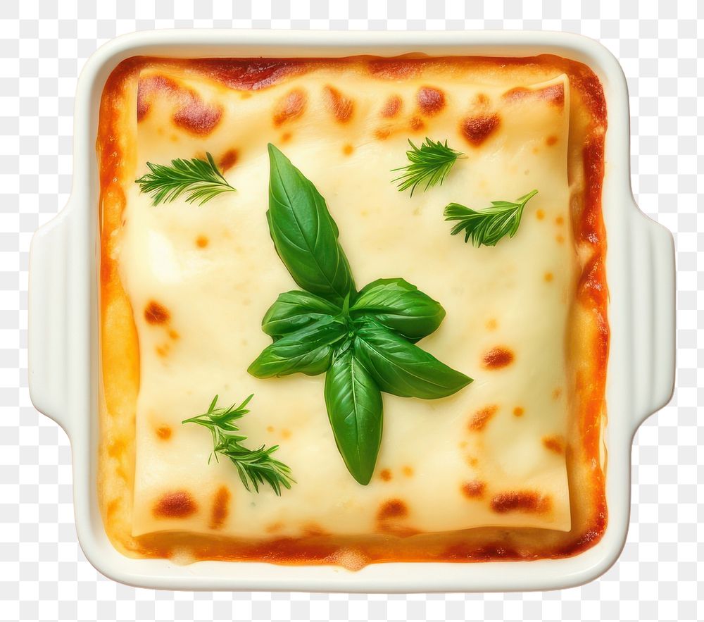 PNG  Delicious lasagna food meal vegetable. AI generated Image by rawpixel.
