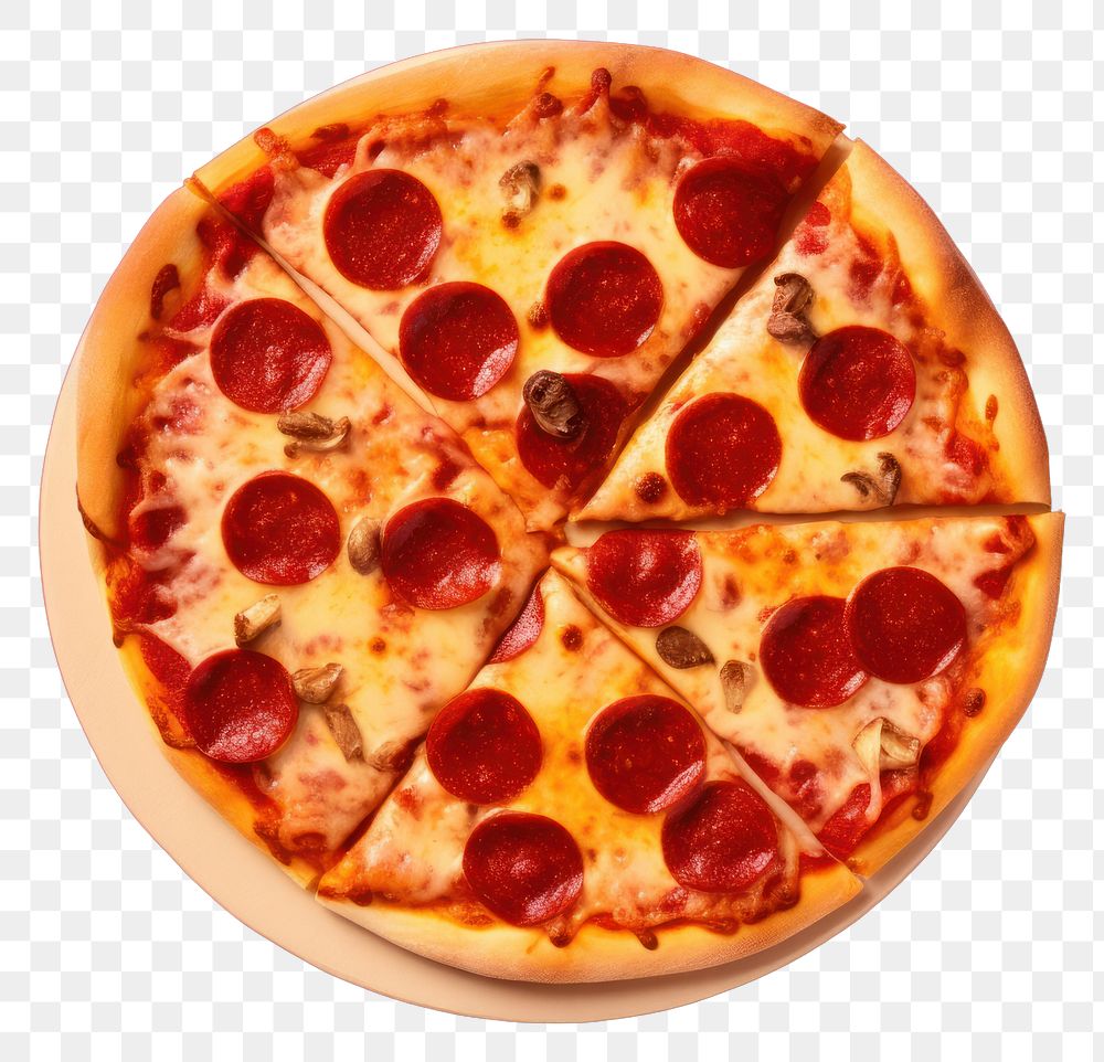 PNG  Pizza food red pepperoni. AI generated Image by rawpixel.