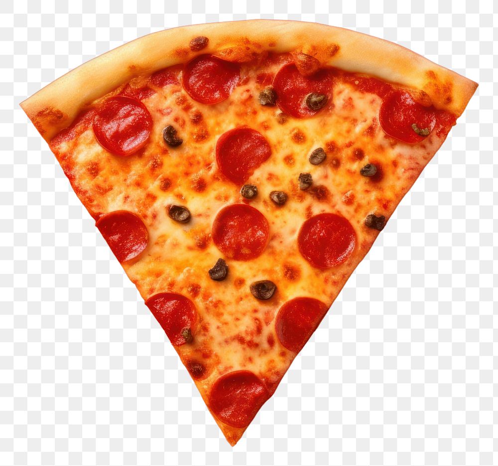 PNG  Piece of pizza food red pepperoni. AI generated Image by rawpixel.