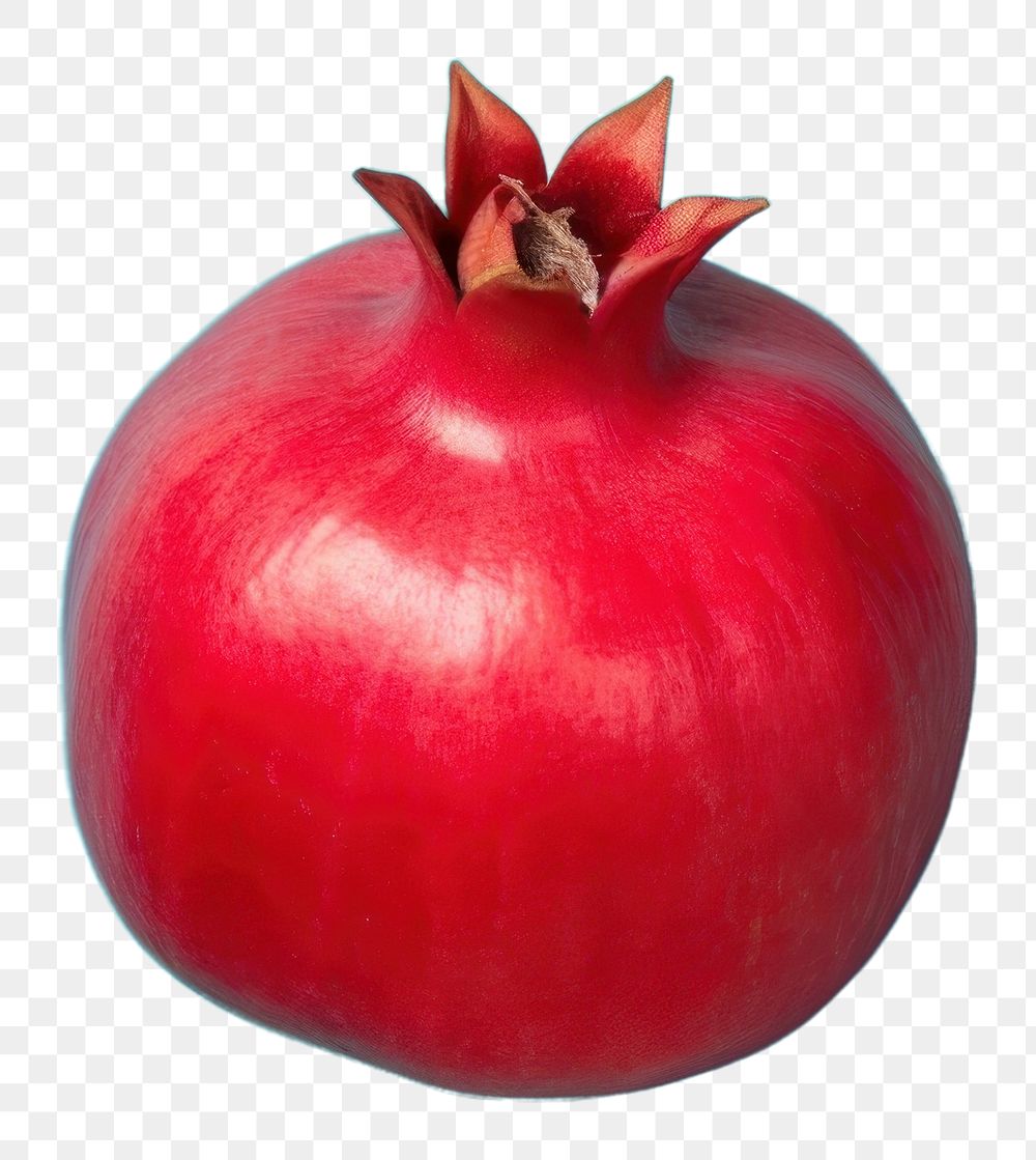 PNG  Pomegranate fruit apple plant. AI generated Image by rawpixel.