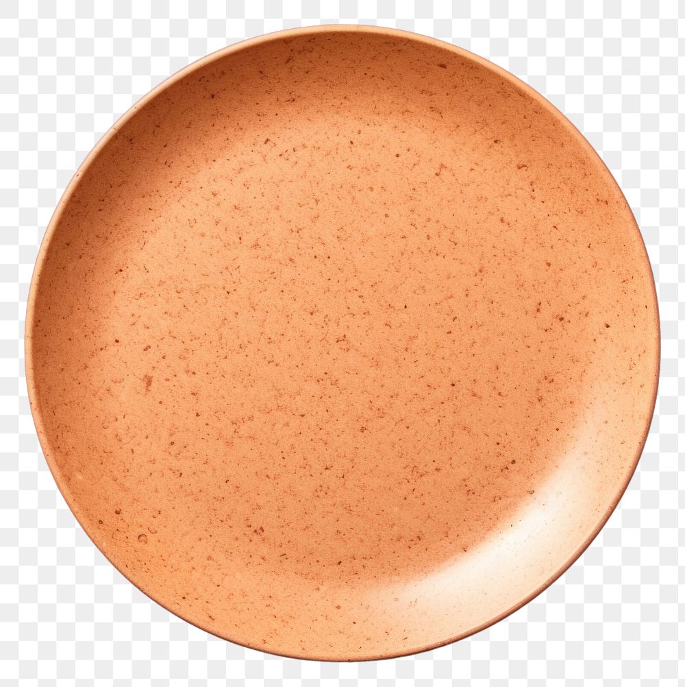 PNG  Empty a cork plate porcelain simplicity tableware. AI generated Image by rawpixel.
