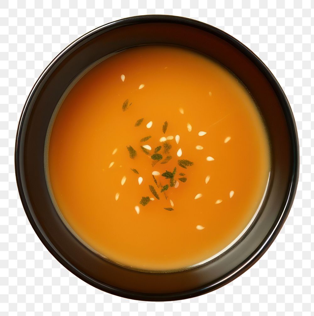 PNG  Japanese miso soup food bowl dish. AI generated Image by rawpixel.