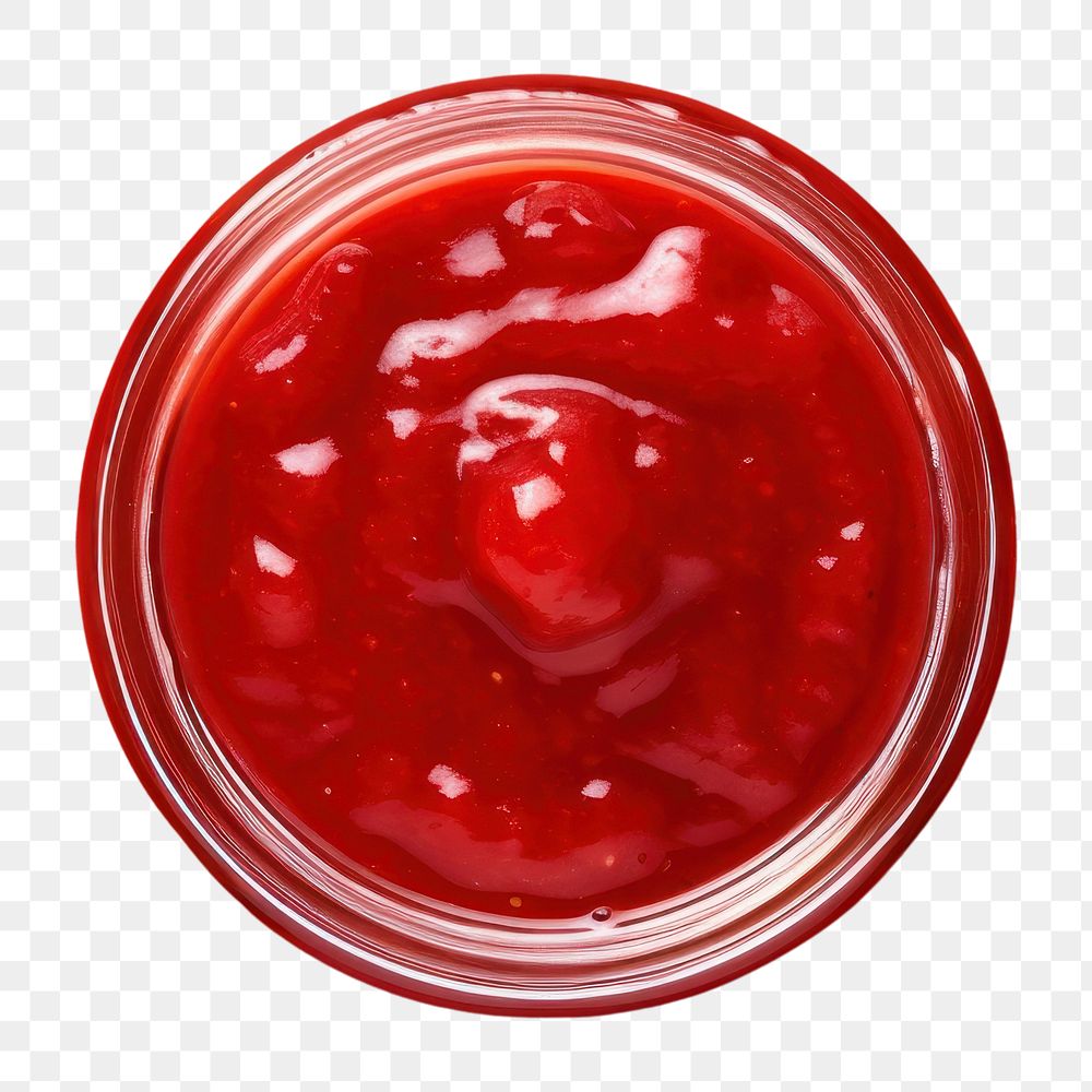 PNG  Strawberry jam ketchup fruit plant. AI generated Image by rawpixel.