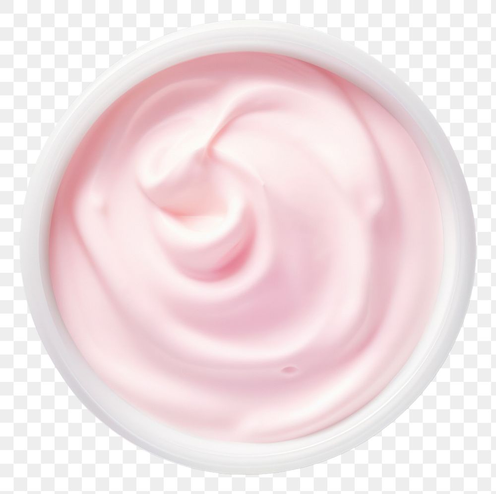PNG  Yogurt in product cream dessert dairy. AI generated Image by rawpixel.