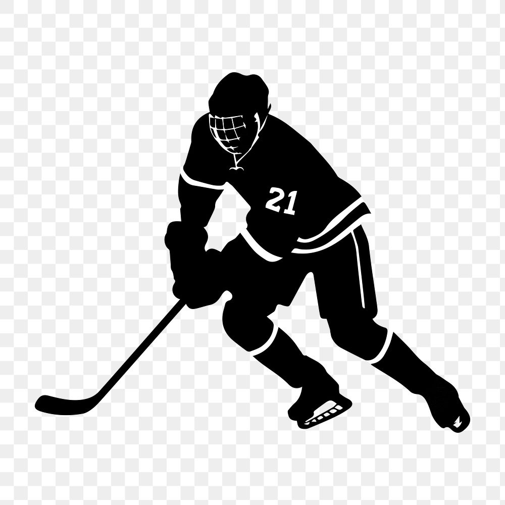 PNG  Ice hockey sports white background competition.