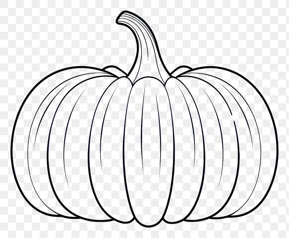 PNG  Pumpkin sketch vegetable drawing. AI generated Image by rawpixel.