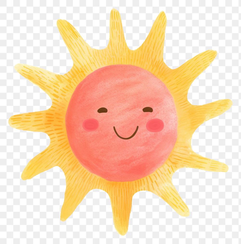 PNG Happy sun white background anthropomorphic creativity. AI generated Image by rawpixel.