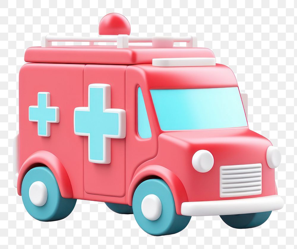 PNG  Ambulance vehicle van transportation. AI generated Image by rawpixel.