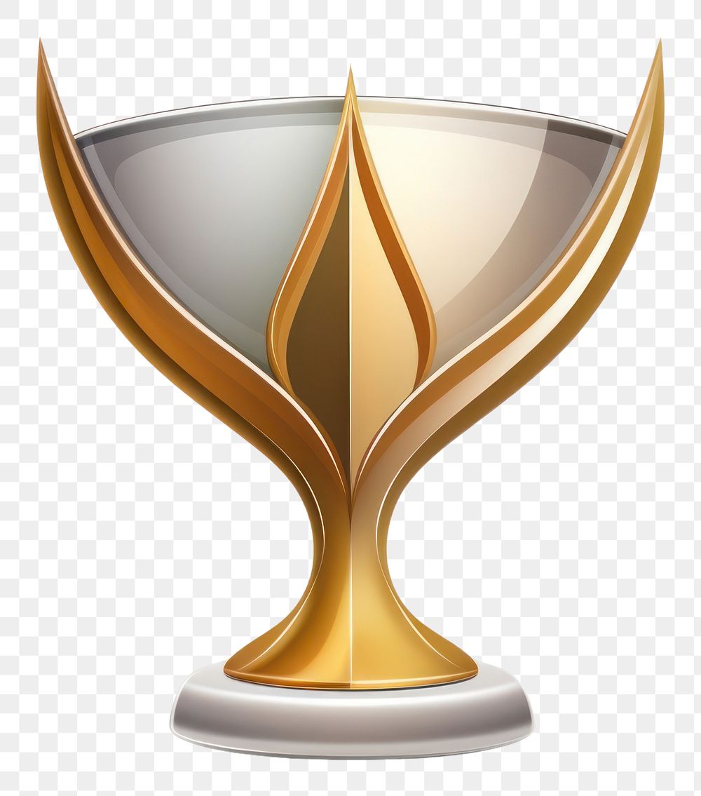 PNG Tropy trophy glass achievement. AI generated Image by rawpixel.