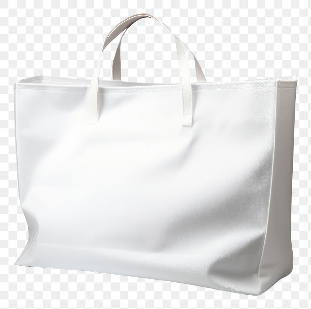 PNG White tote bag handbag accessories simplicity. AI generated Image by rawpixel.