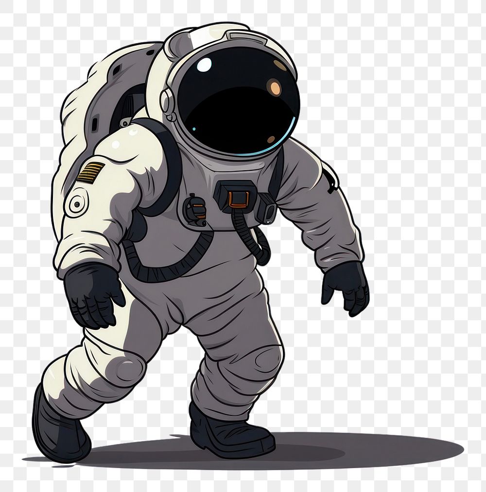 PNG Astronaut cartoon technology protection. AI generated Image by rawpixel.