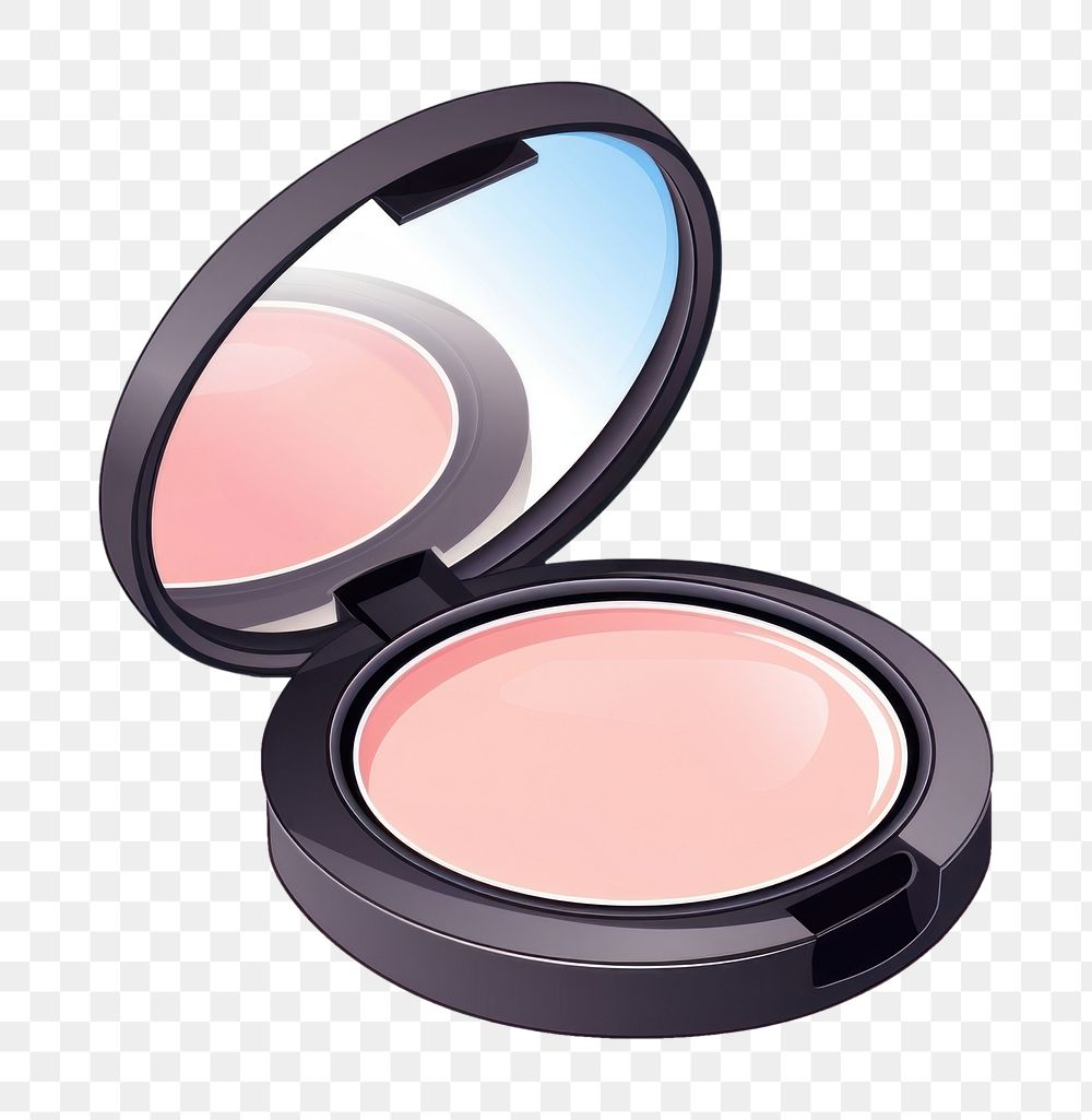 PNG Cosmetic powder pact cosmetics circle person. AI generated Image by rawpixel.