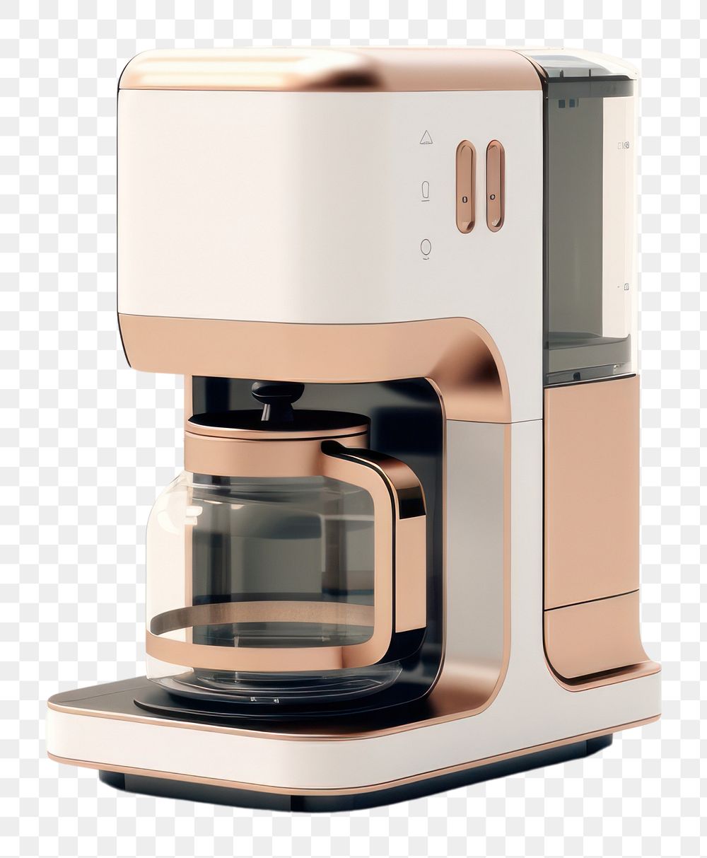 PNG  Coffee maker appliance coffeemaker technology. AI generated Image by rawpixel.