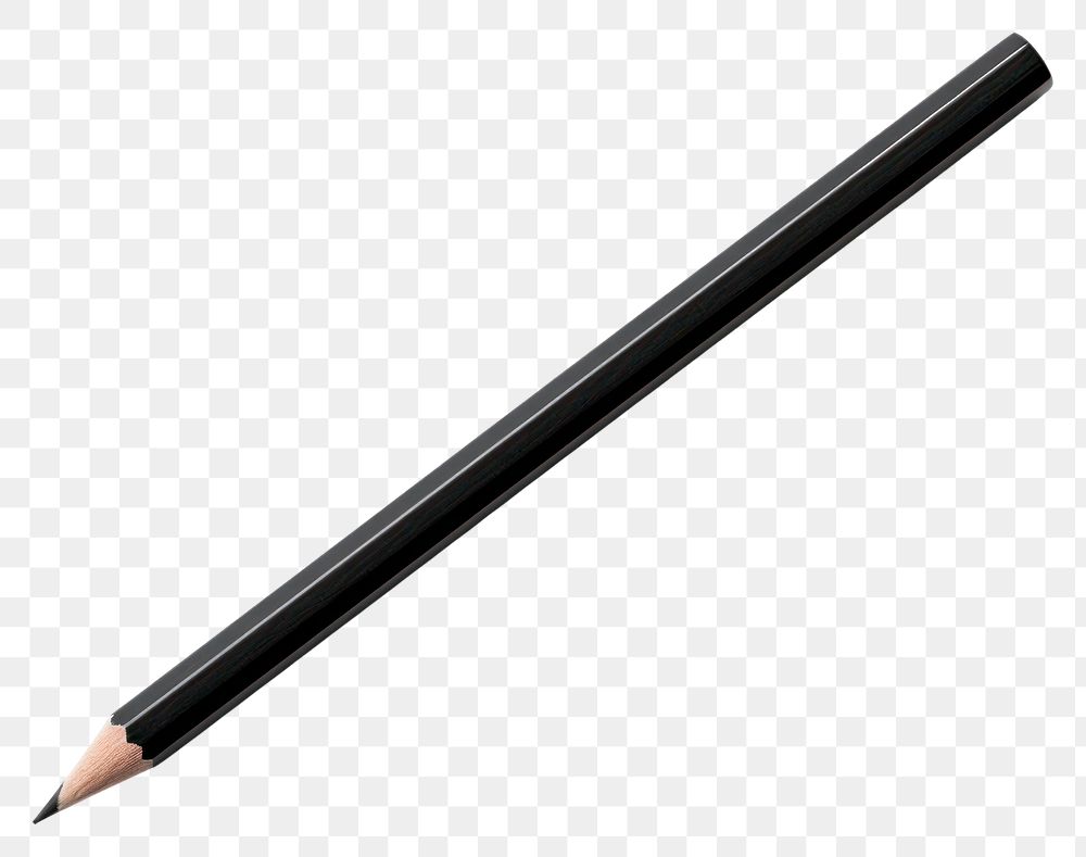 PNG  Long pencil black white background rubber eraser. 