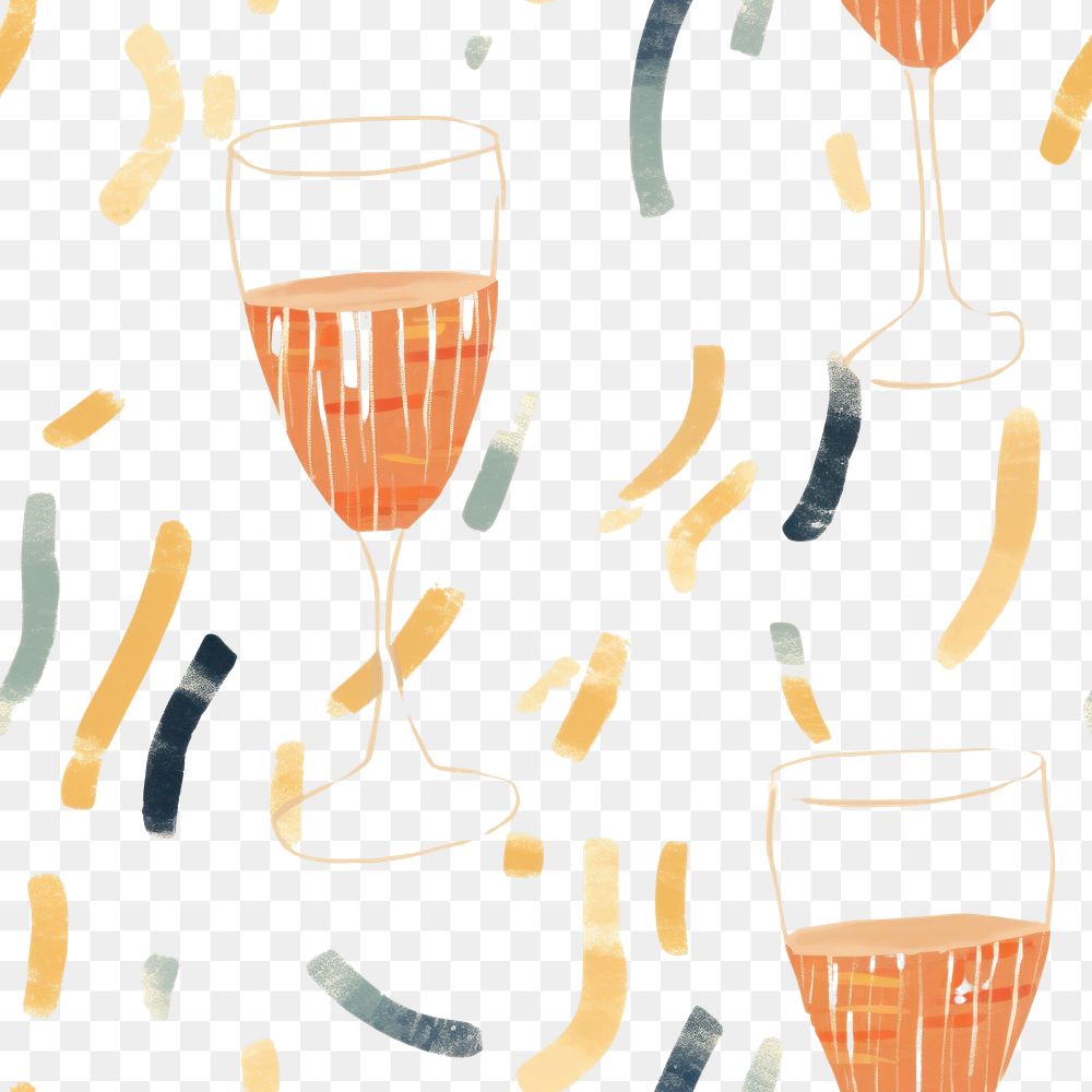 PNG Champagne glass pattern drink refreshment backgrounds. AI generated Image by rawpixel.