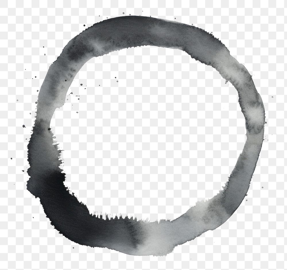 PNG Black circle shape stain white background accessories. AI generated Image by rawpixel.