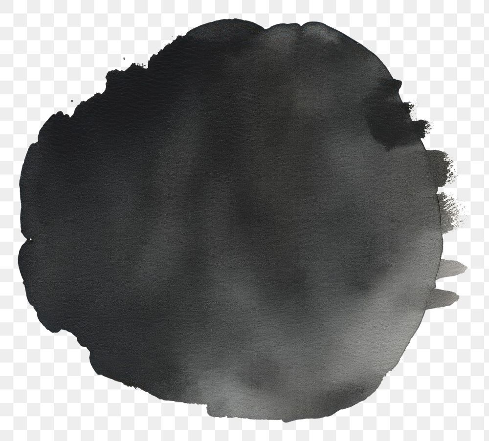 PNG Black circle shape backgrounds paint stain. AI generated Image by rawpixel.
