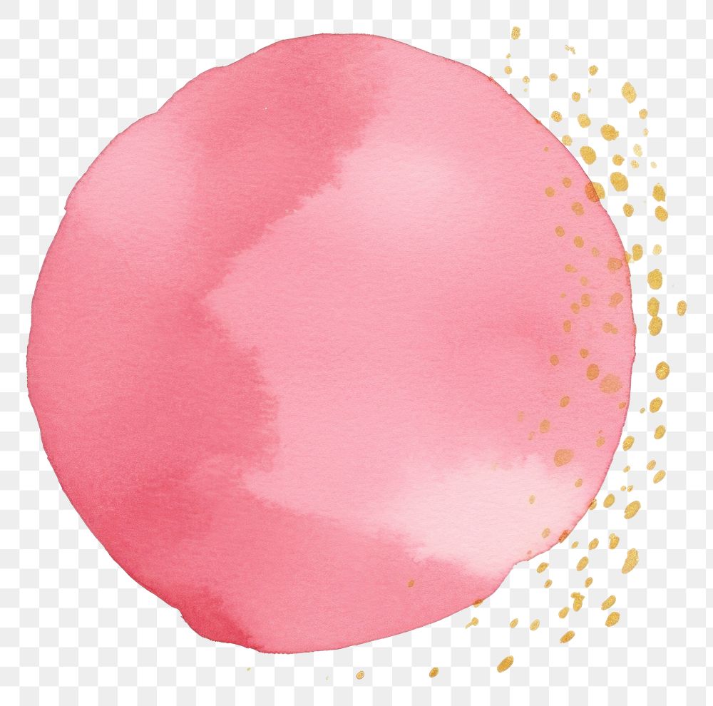 PNG Pink circle shape petal white background splattered. 