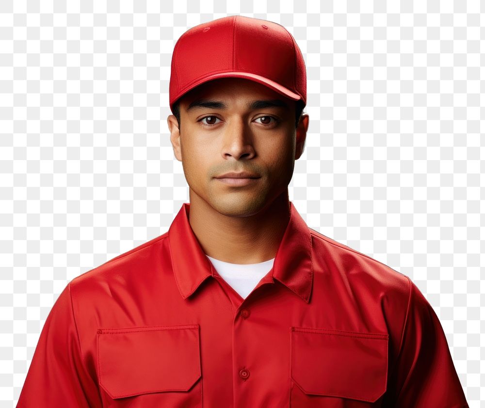 PNG Food delivery portrait uniform photo. AI generated Image by rawpixel.