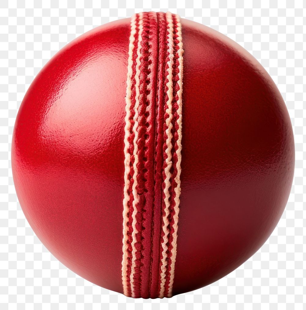 PNG  Cricket ball sphere sports red. AI generated Image by rawpixel.