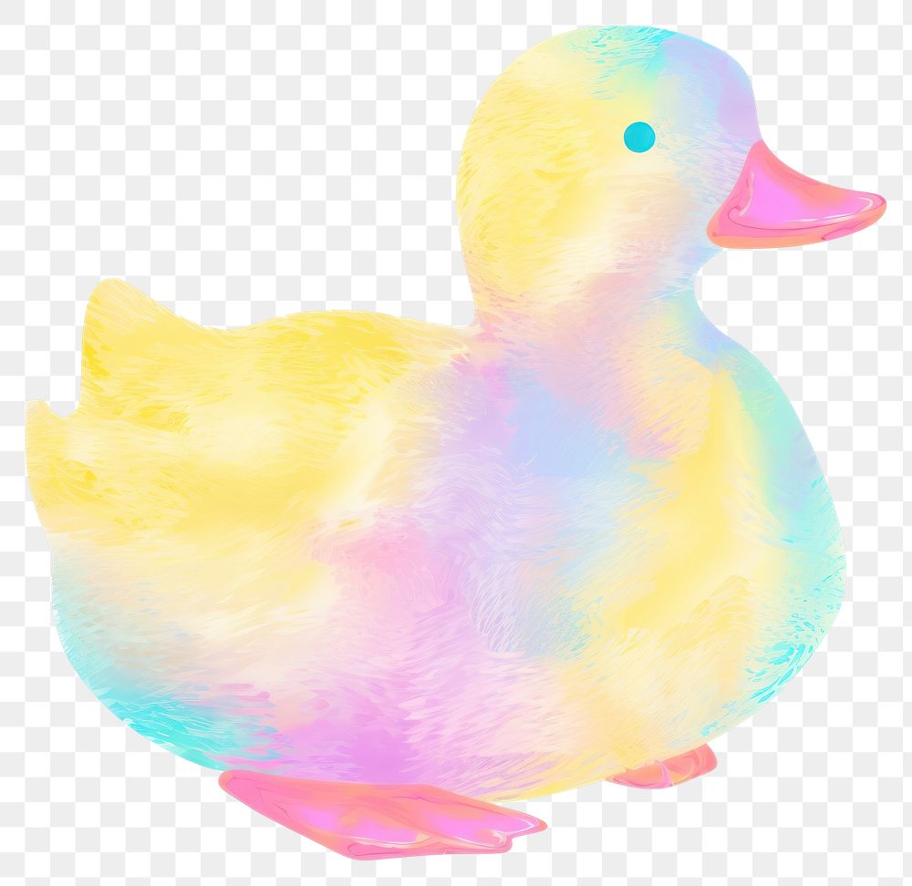 PNG Duck animal bird white background. AI generated Image by rawpixel.