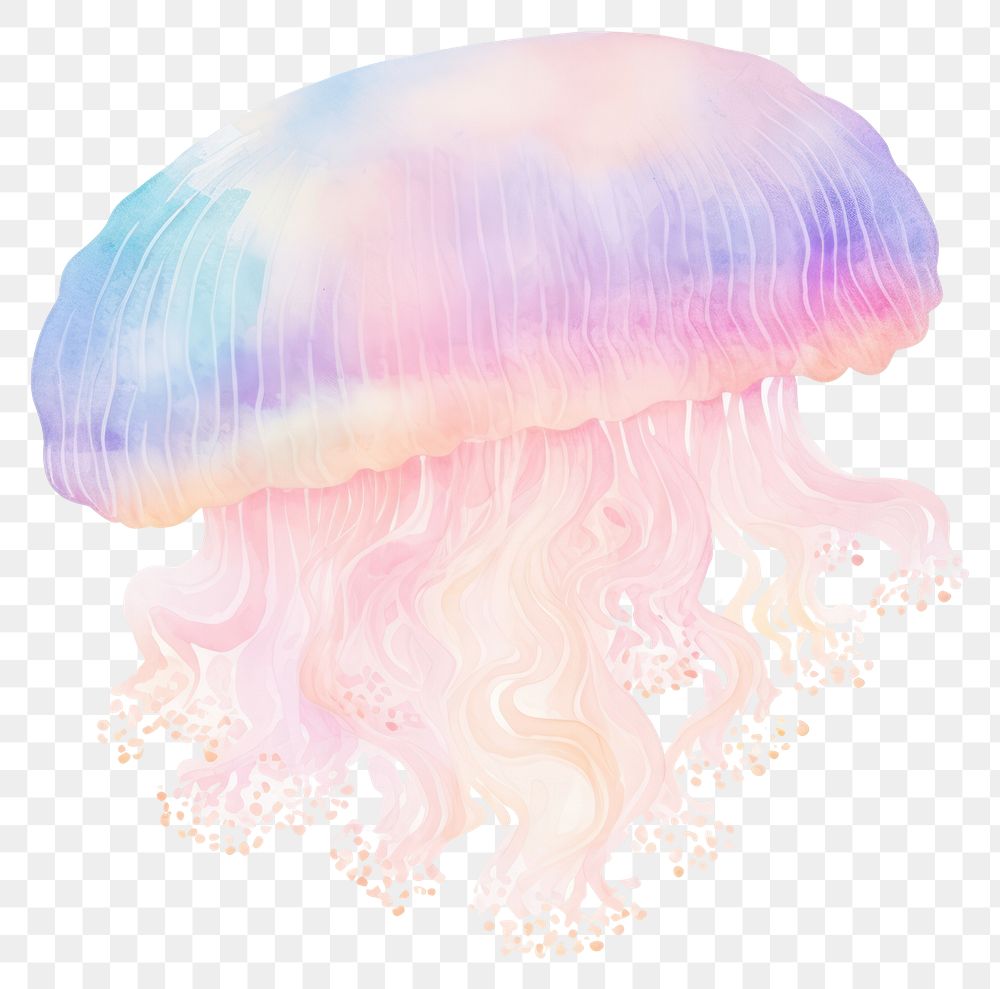 PNG Jellyfish white background invertebrate | Free PNG - rawpixel