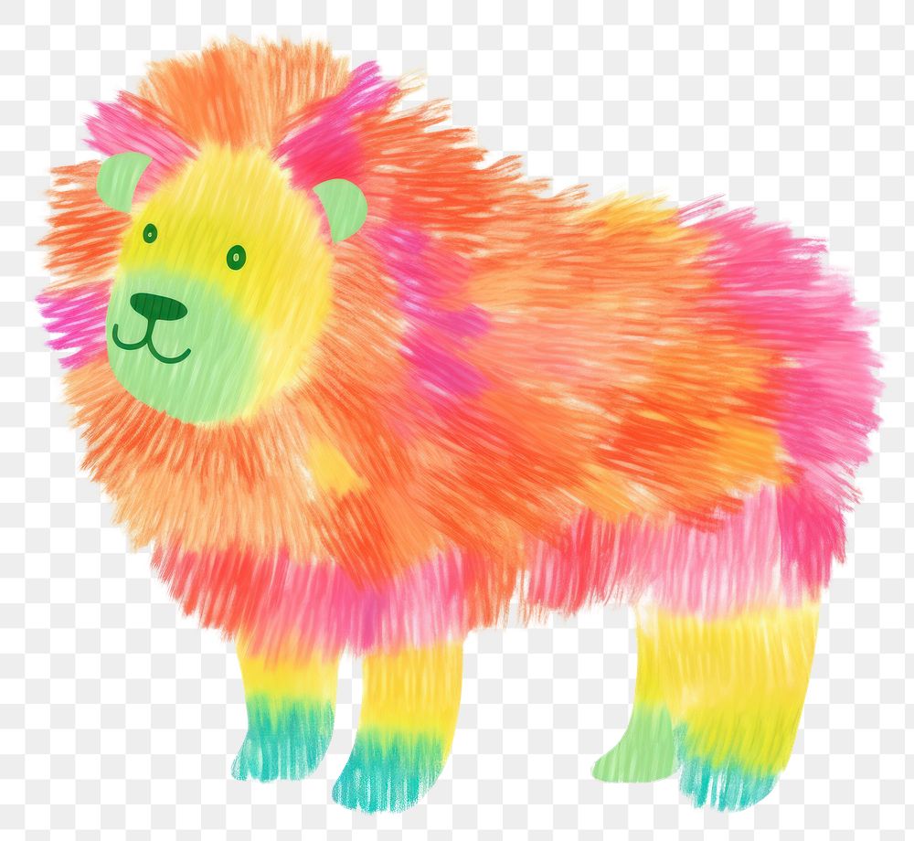 PNG Lion animal toy white background. AI generated Image by rawpixel.