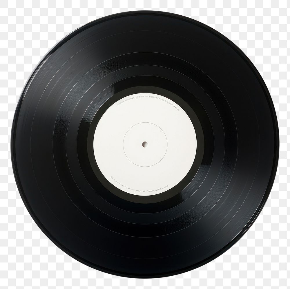 PNG  Record album white white background electronics