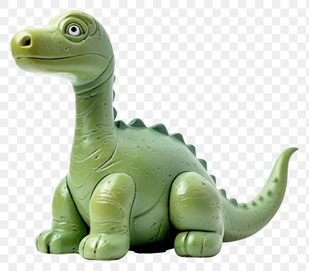 PNG  Diplodocus dinosaur toy reptile animal white background. 